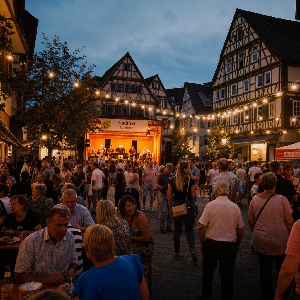 Stadtfest – Open-Air mit Lichterketten